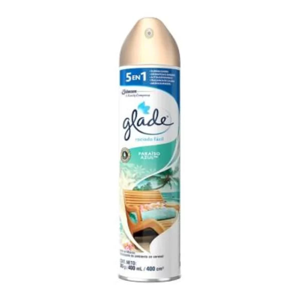 Aromatizante Ambiental Paraiso Azul Glade 400ml