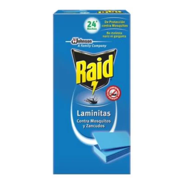 Insecticidas Raid Laminitas Con 24 piezas