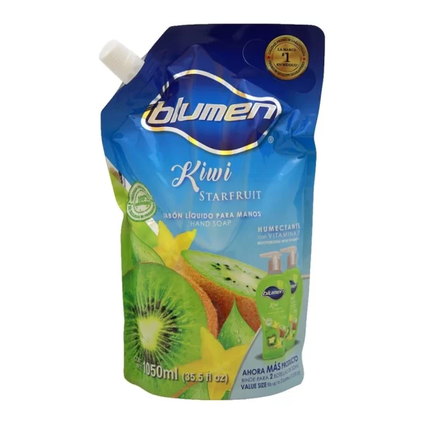 Jabon blumen liquido kiwi pouch 1.05Lt