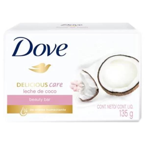 Jabon dove leche de coco 135g