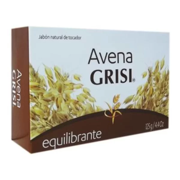 Jabon grisi avena 125g