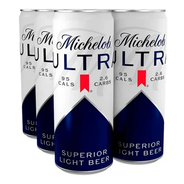 Six de Cerveza clara Michelob Ultra 6 latas de 355 ml c/u