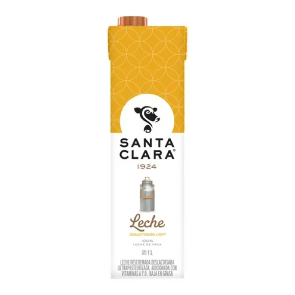 Leche Santa Clara deslactosada light de 1 l