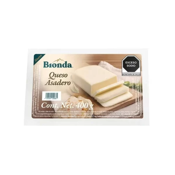 Queso Bionda asadero 400 g