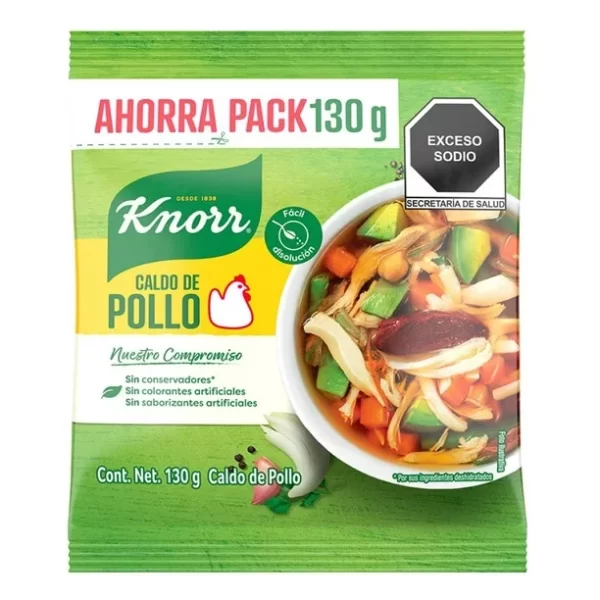 Caldo de Pollo Knorr en polvo 130g