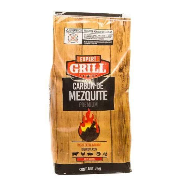 Carbón de Mezquite Expert Grill Premium 3 Kg