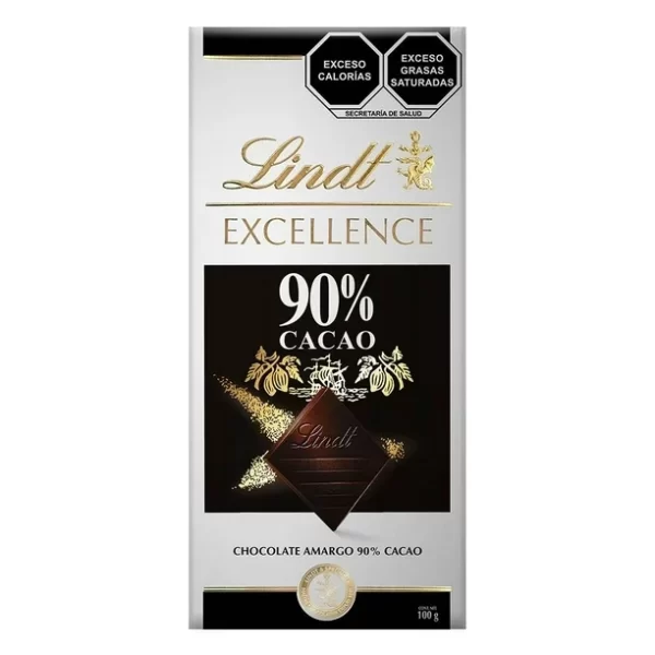 Chocolate amargo Lindt Excellence 90% cacao 100 g