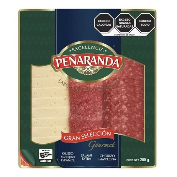 Gran selección Peñaranda gourmet queso, salami y chorizo 200 g