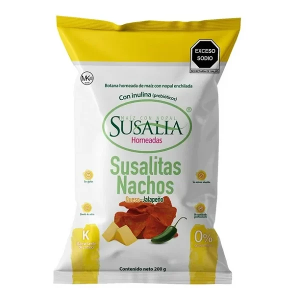 Nachos Susalia queso jalapeño 200 g