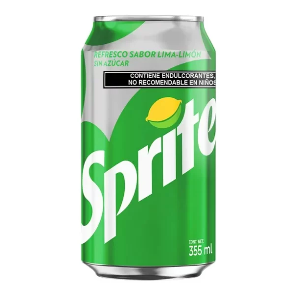 Refresco Sprite lima limón sin azúcar 355 ml