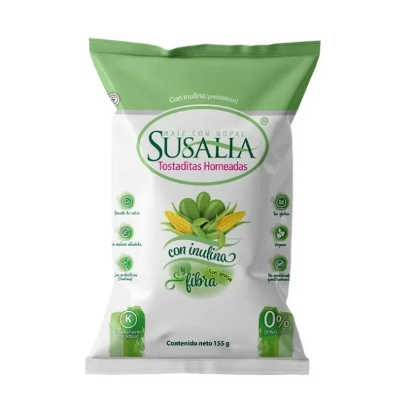 Tostaditas Susalia maíz con nopal 155 g