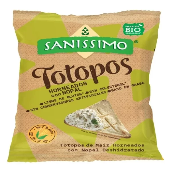 Totopos Sanissimo nopal 200 g