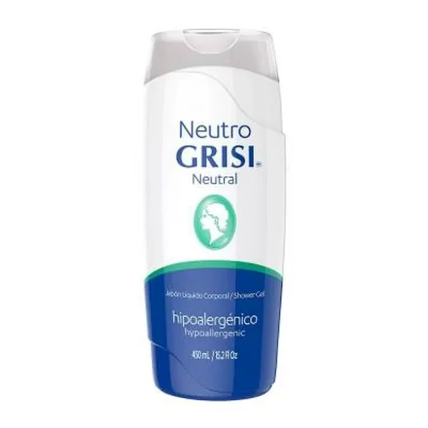 Jabón líquido corporal Grisi Neutro hipoalergénico 450 ml