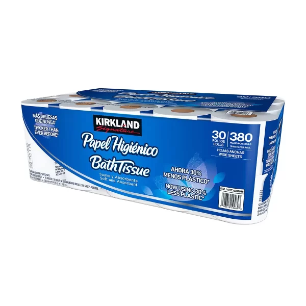 Papel Higienico Kirkland de 380 hojas con 30pz