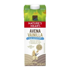 Bebida vegetal Nature's Heart con avena vainilla sin azucar 946 ml