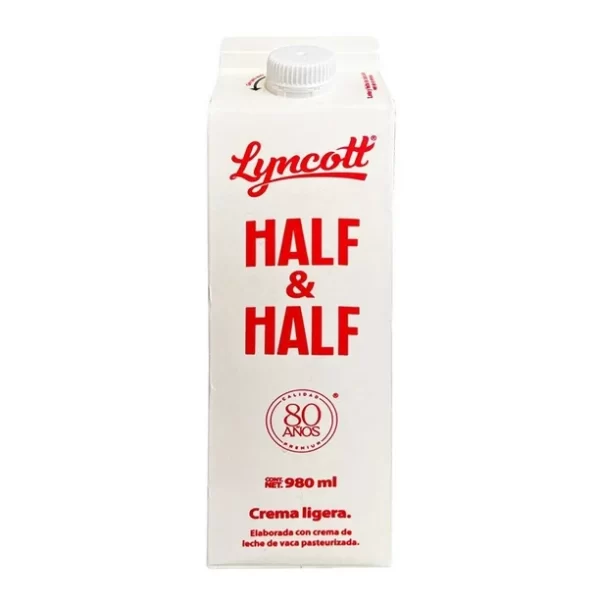 Crema Lyncott Half and Half half and half 980 ml