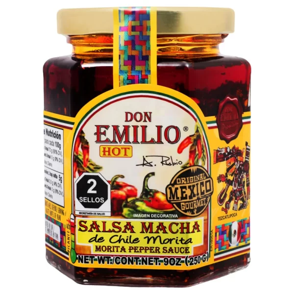 Salsa macha Don Emilio de chile de morita 250 g