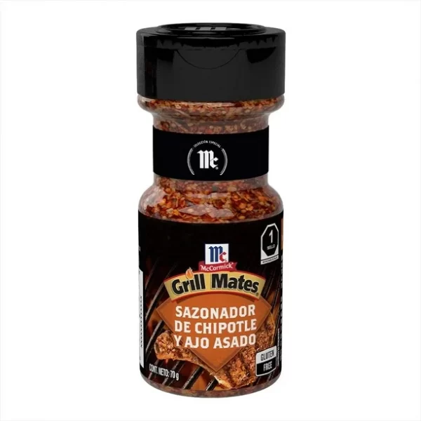 Sazonador McCormick Grill Mates chipotle y ajo a la parrilla 70 g