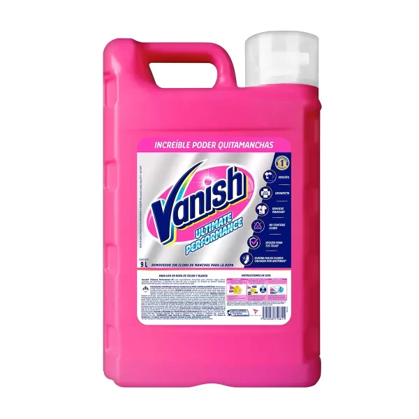 Vanish Ultimate Performance Removedor sin Cloro de Manchas para la Ropa 9 l