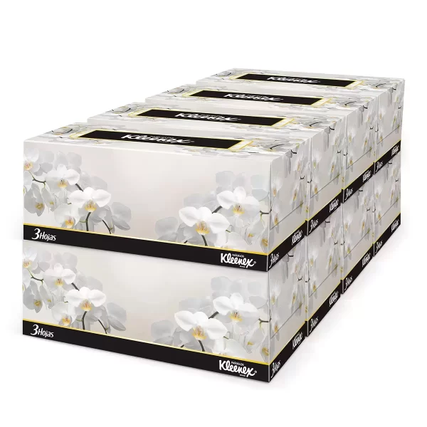 Kleenex Pañuelo Triple Hoja 100 pzas con 8 cajas