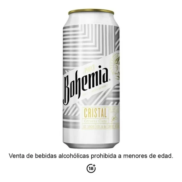 Cerveza Bohemia Cristal 473 ml