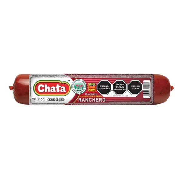 Chorizo ranchero Chata 215 g