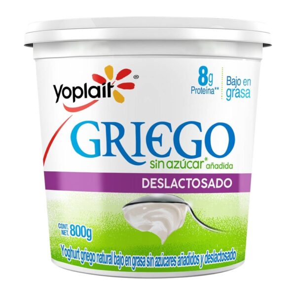 Yoghurt Yoplait Griego deslactosado sin azúcar 800 g