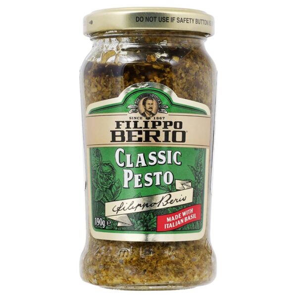 Salsa pesto Filippo Berio albahaca clásica 190 g