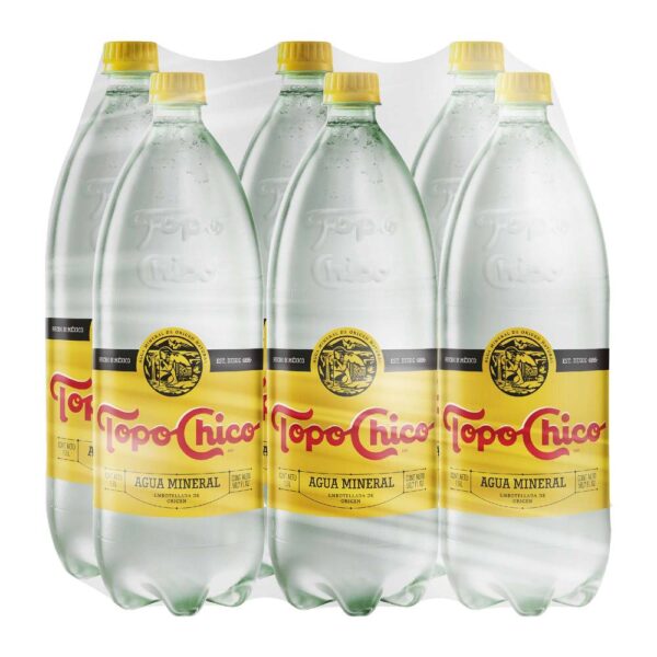 Agua Mineral Topo Chico 6 pzas de 1.5L c/u