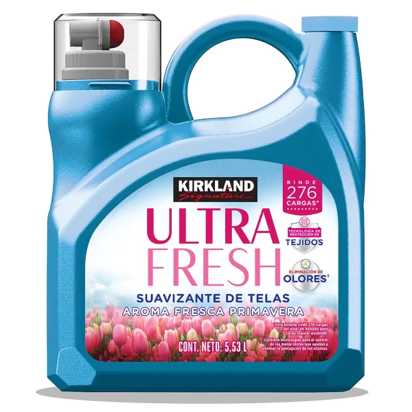 Kirkland Signature Ultra Fresh Suavizante de Telas Aroma Fresca Primavera 5.5 l