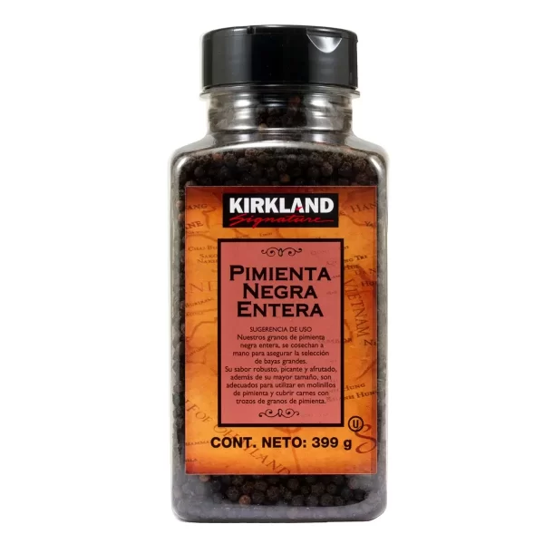 Kirkland Signature Pimienta Negra Entera 399 g