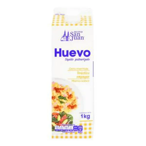 Huevo Liquido Pasteurizado San Juan 1Kg