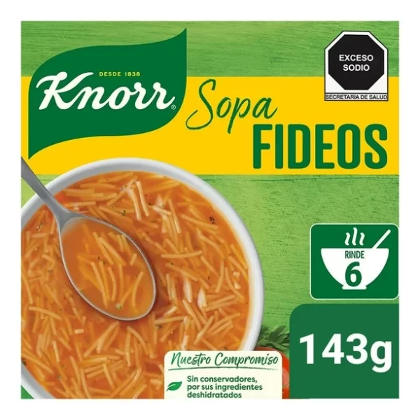 Sopa Knorr fideos 143 g