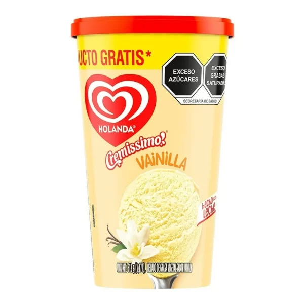 Helado Holanda sabor vainilla 1.17 l