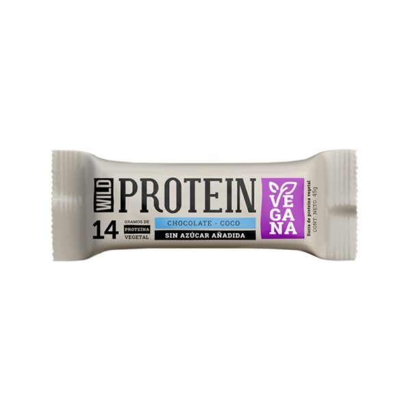 Barra de Proteina Sabor Chocolate y Coco Wild Protein 45gr