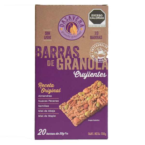 Barras de Granola Crujiente Dasavena 700gr