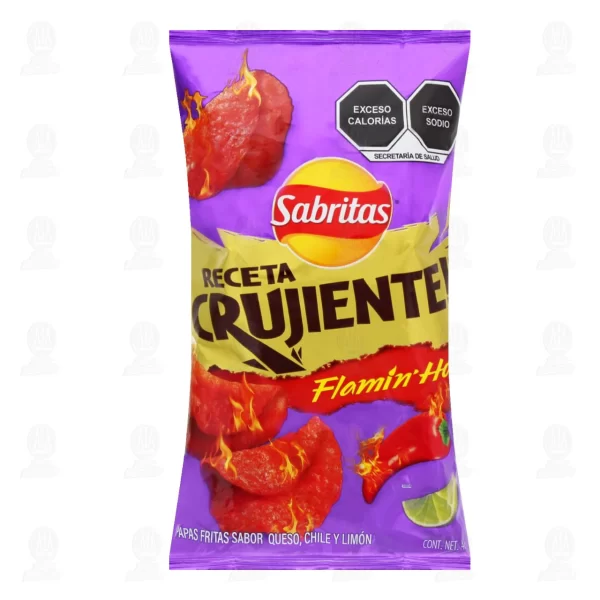 Botana Sabritas Papa Crujiente Flamin Hot Sabrita 46G