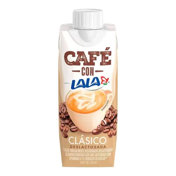 Cafe lala con leche deslactosada 330ml