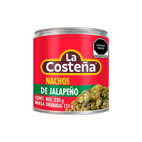 Chile en Rodajas para Nachos La Costeña 220gr