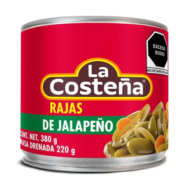 Chiles En Rajas La Costeña 380G