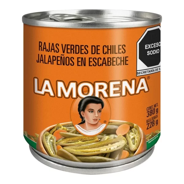 Chiles En Rajas Morena 380G