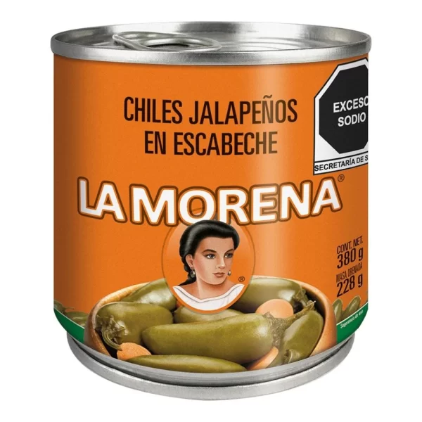 Chiles Jalapeños La Morena 380gr