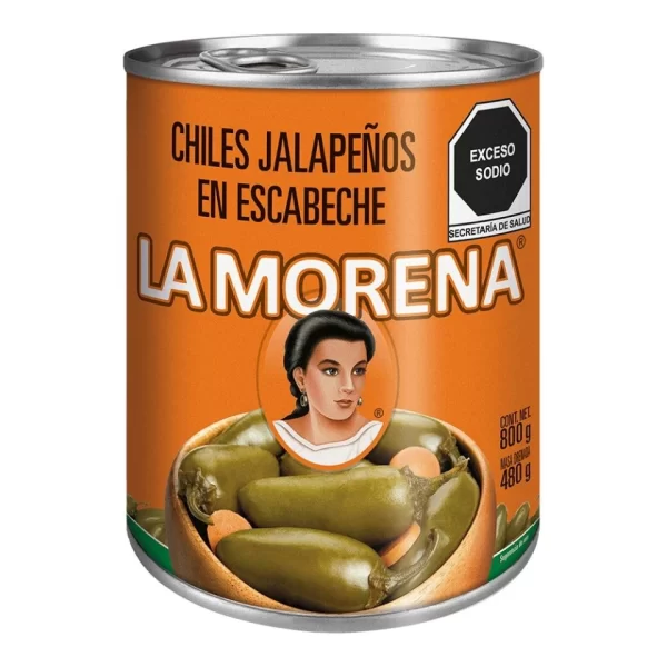 Chiles Jalapeños Morena 800G