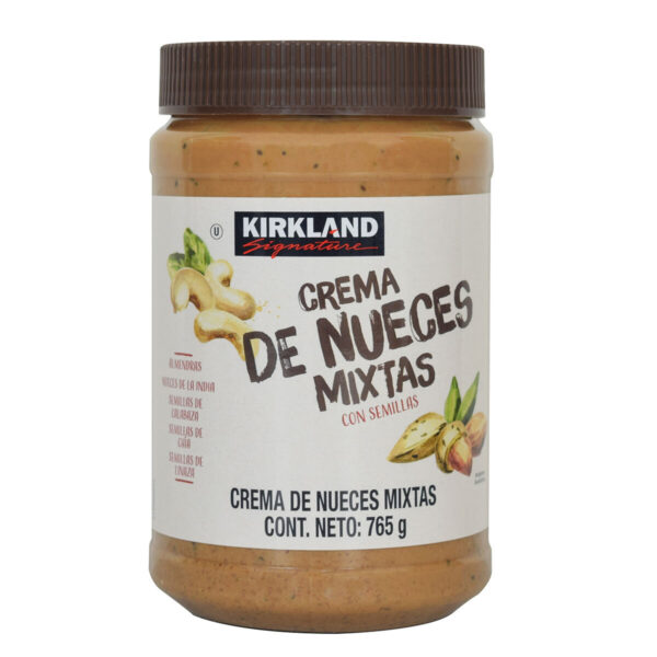 Crema de nueces mixtas con semillas kirkland 765g