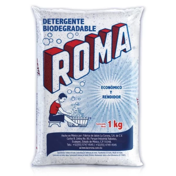 Detergente En Polvo Roma 1Kg