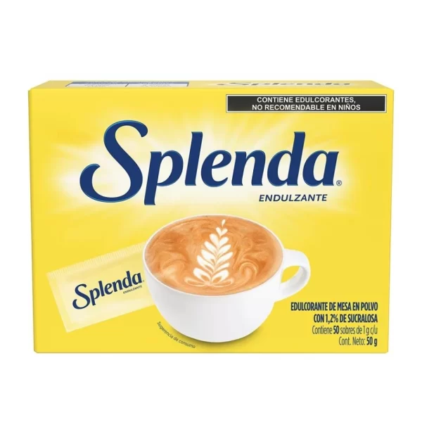 Endulzante Splenda con 50 Sobres