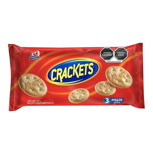 Galleta Crackets Gamesa 267 gramos