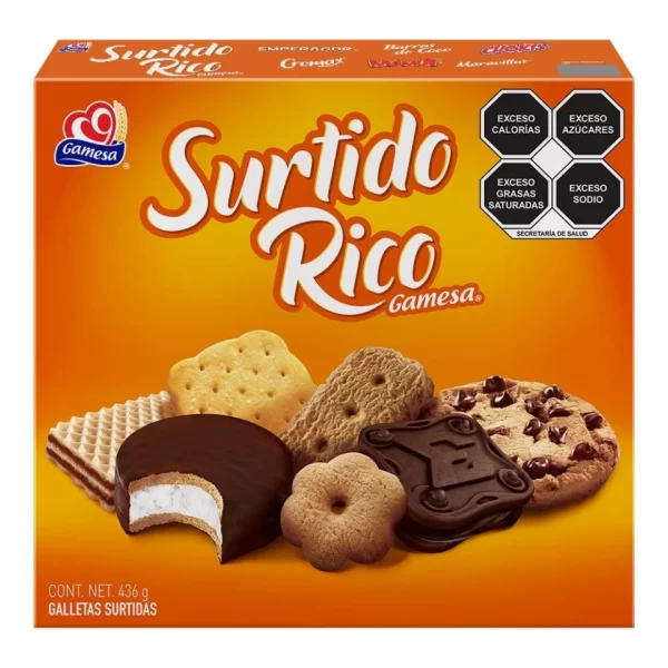 Galletas Surtido Rico Gamesa 436 gr