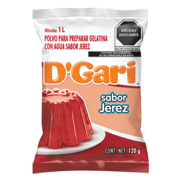 Gelatina D'gari Jerez 120 g