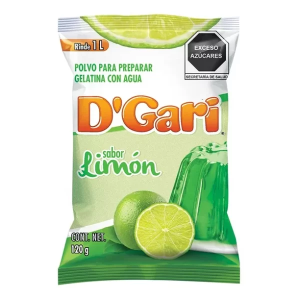 Gelatina D'gari limon 120 g